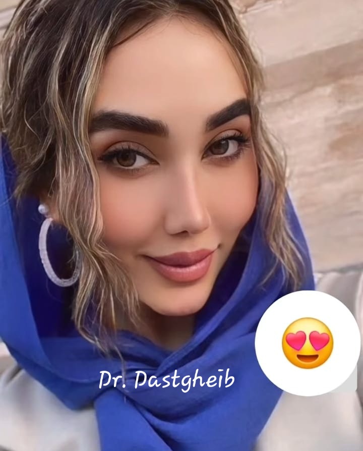 نوک بینی گرد در جراحی بینی نیمه فانتزی دکتر دستغیب